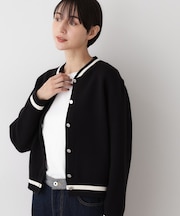 【洗える】スタジャンカーディガン