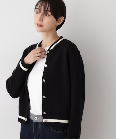 【洗える】スタジャンカーディガン