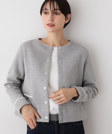 【日本製/洗える】吊り裏毛カーディガン
