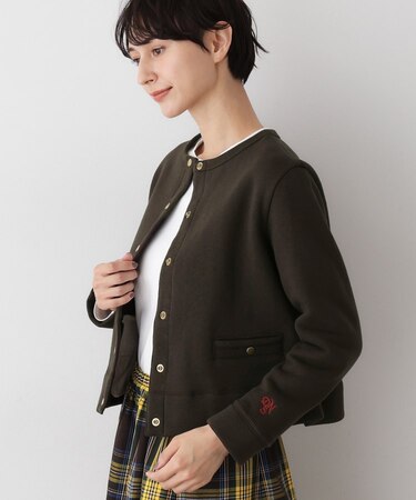 【日本製/洗える】吊り裏毛カーディガン