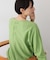 【洗える】ウールブレンド後ろボタンニット
