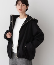 【洗える】裾ドローコード付きマウンテンパーカ