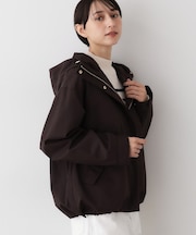 【洗える】裾ドローコード付きマウンテンパーカ