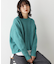 【洗える】クルーネックワイドニット