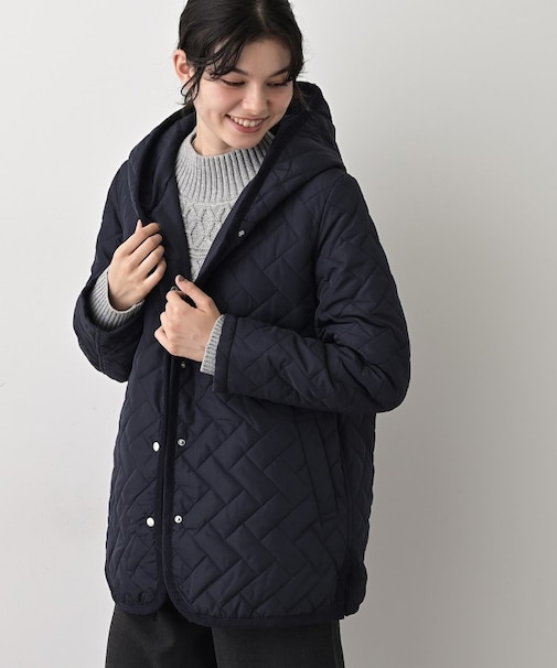 キルトフードジャケット