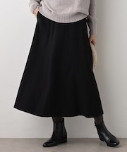 メルトンジャージフレアスカート