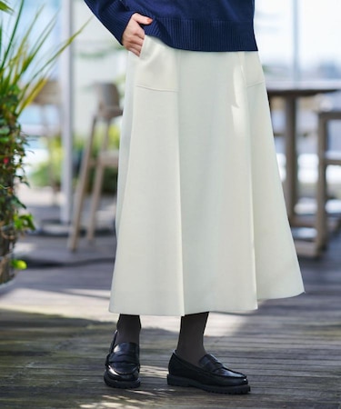 メルトンジャージスカート