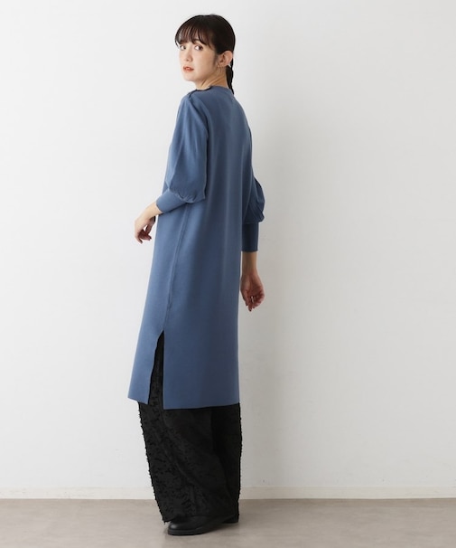 【2点セット／洗える】パンツレイヤードワンピース