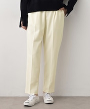 【ウエストゴム/裏地付き】コンフォートテーパードパンツ