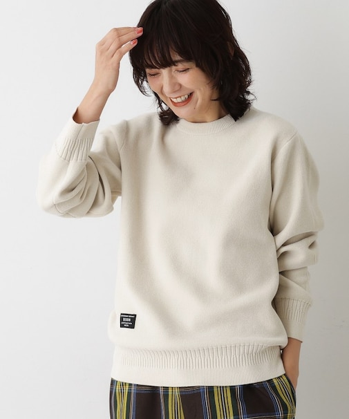 【ユニセックス/洗える】ミニモールニット