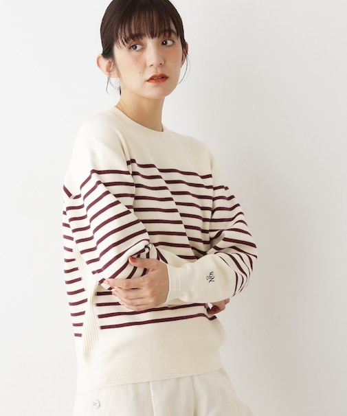 【ユニセックス／洗える】コットンカシミヤブレンドセーター