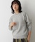 【ユニセックス／洗える】コットンカシミヤブレンドセーター