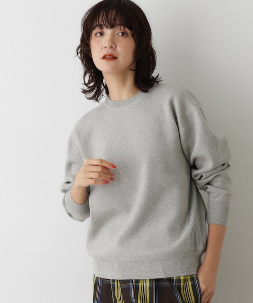 【ユニセックス/洗える】コットンカシミヤブレンドセーター