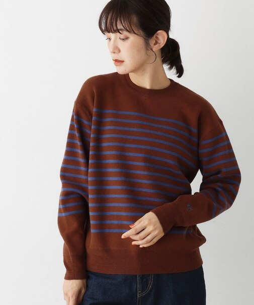 【ユニセックス／洗える】コットンカシミヤブレンドセーター