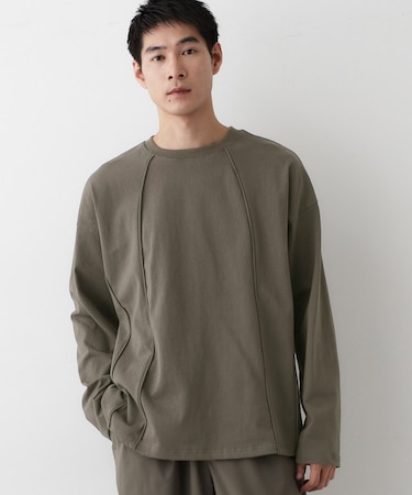 ライン切り替えカットソー