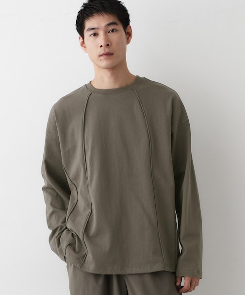 ライン切り替えカットソー