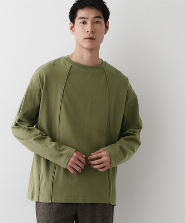 ライン切り替えカットソー