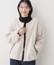 【2WAY】リバーシブルタフタボアアウター