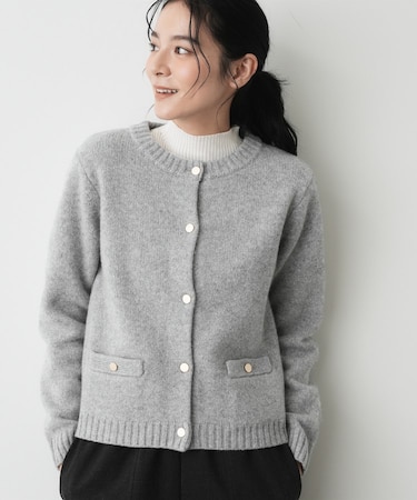 ウールカシミヤカーディガン