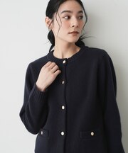 ウールカシミヤカーディガン