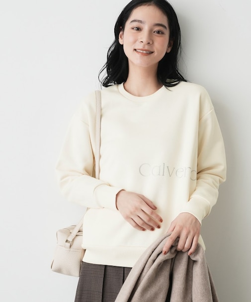 【洗える】裏起毛ロゴスウェット