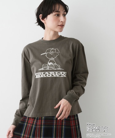 PEANUTSロングTシャツ