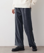 【洗える/ウエストゴム】裏起毛コーデュロイイージーパンツ