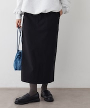 【洗える/ウエストゴム】Iラインイージースカート