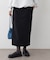 【洗える/ウエストゴム】Iラインイージースカート