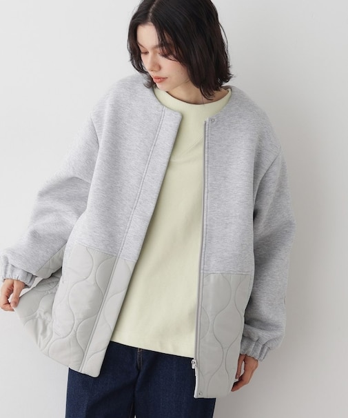 【洗える】ダンボールコンビノーカラーコート