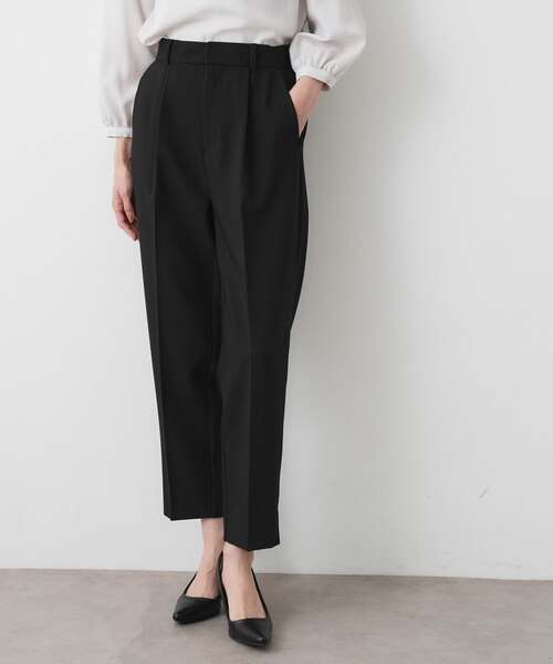 入卒／セレモニー／セットアップ可能】ダブルクロステーパードパンツ