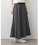 【ウエストゴム/洗える】ダンボールコットンフレアスカート