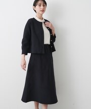 【入卒/セレモニー/単品使い2WAY可能】ニットセットアップ