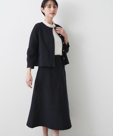 【入卒/セレモニー/単品使い2WAY可能】ニットセットアップ