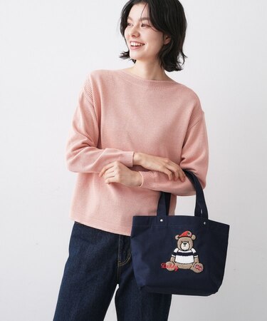Deddyさがら刺繍トートバッグ