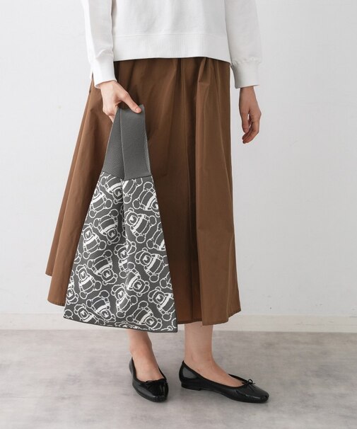 【マシンウォッシャブル】Deddyジャガードニットバッグ