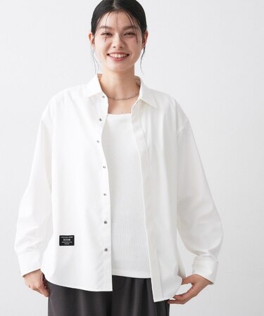 【ユニセックス/撥水】コットンライクカラーシャツ