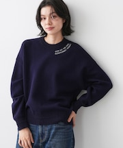 【ユニセックス/洗える】ロゴ刺繍入りコットンジャカード