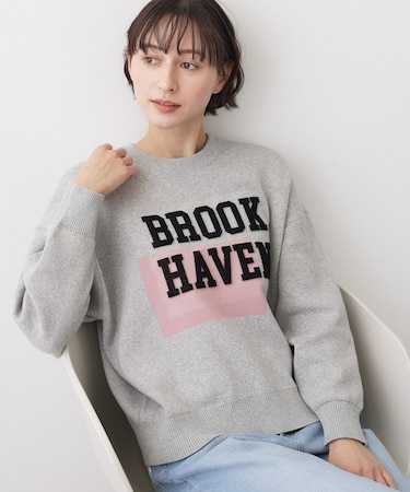 【ユニセックス/洗える】ロゴコットンジャカード