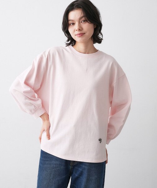 【360度可愛い・洗える】バックヘンリーカットソー