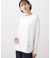 【洗える】シャツテールロングTシャツ