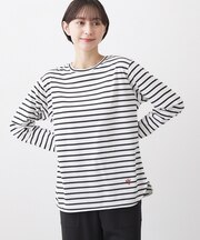 【洗える】シャツテールロングTシャツ