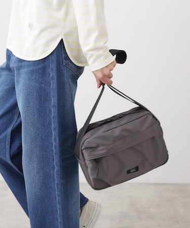 【ユニセックス/軽量】ポリエステルショルダーバッグ