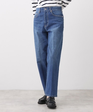 【ユニセックス/洗える】テーパードシルエット12OZデニム