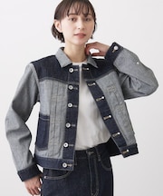 【ユニセックス/2WAY】リバーシブルデニムジャケット