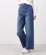 【ユニセックス/洗える】ワイドシルエット12OZデニム