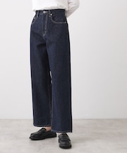 【ユニセックス/洗える】ワイドシルエット12OZデニム