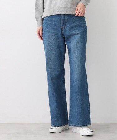 【洗える】リラックスフレアシルエット12OZデニム