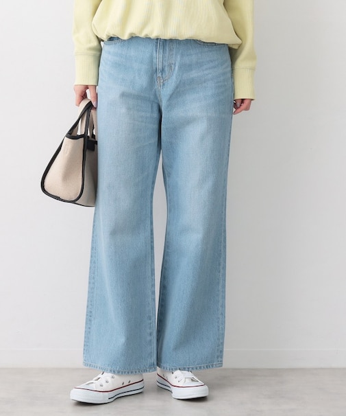 【洗える】リラックスフレアシルエット12OZデニム