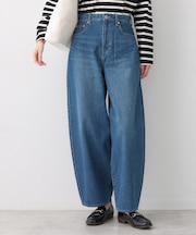 【洗える】ワイドカーブシルエット12OZデニム